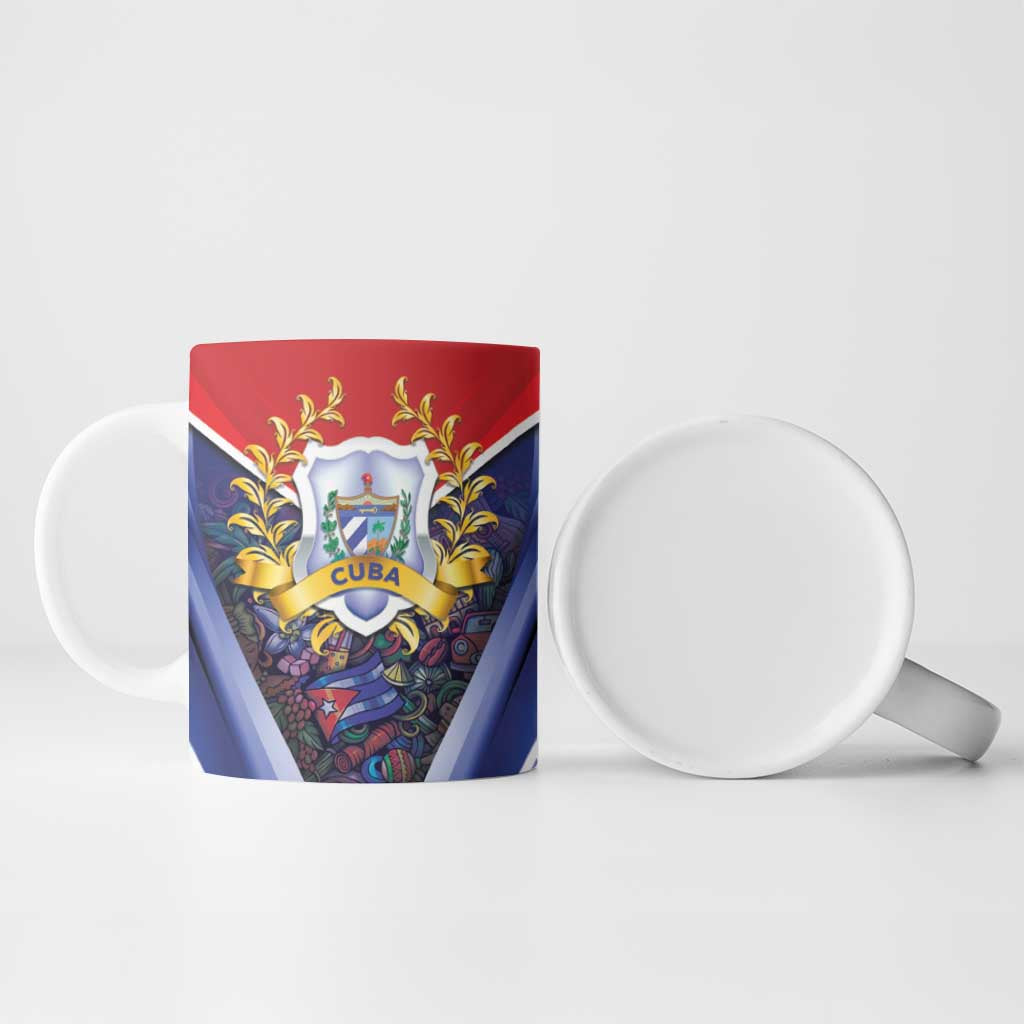 Cuba Ceramic Mug 123 Years Of Independence - Wonder Print Shop