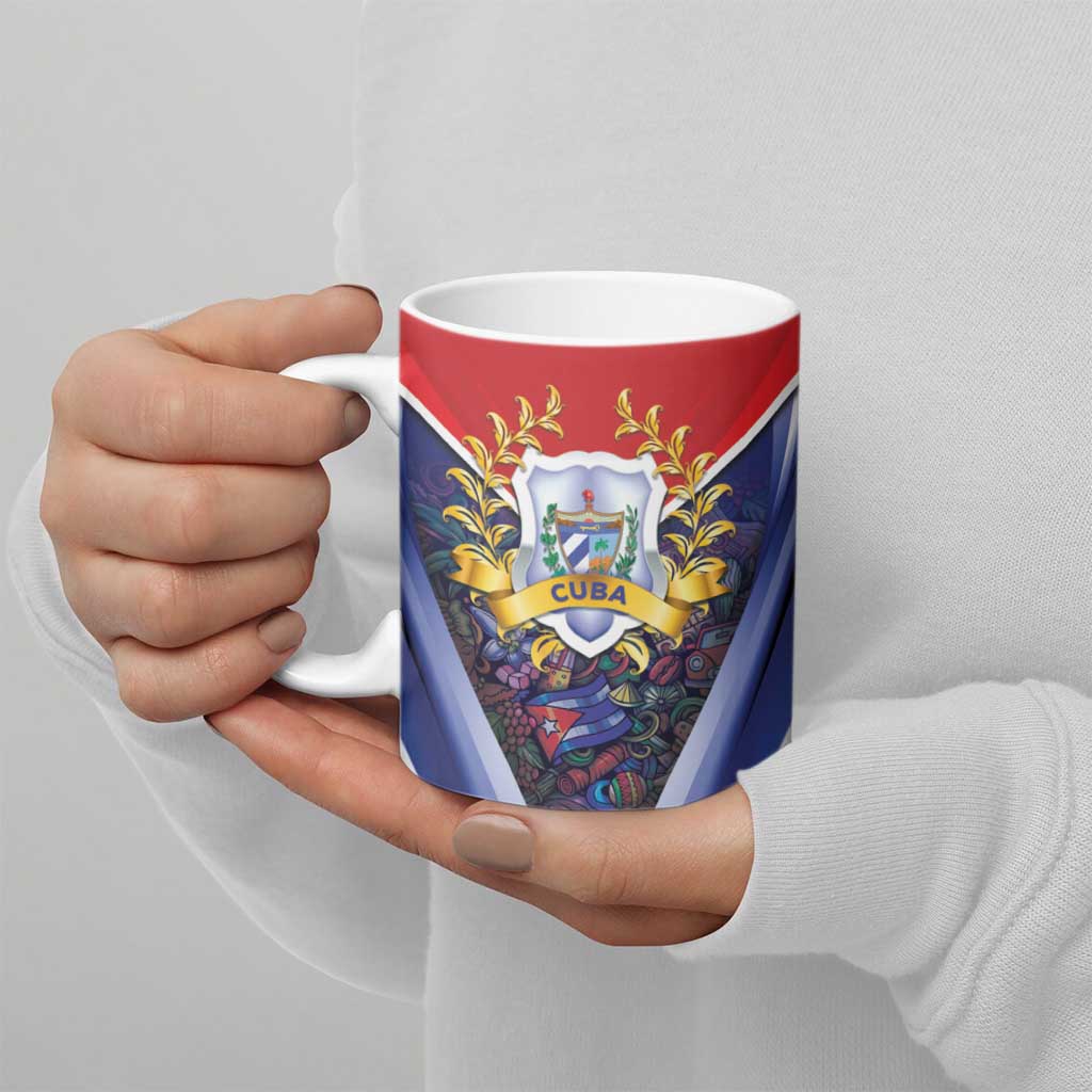 Cuba Ceramic Mug 123 Years Of Independence - Wonder Print Shop