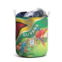 Guyana Republic Day Laundry Basket Happy Mashramani Flag Style