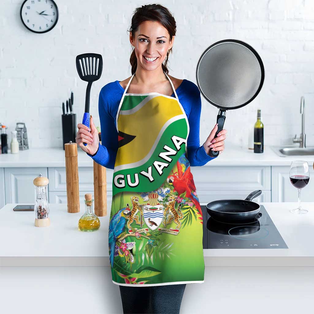 Guyana Republic Day Apron Happy Mashramani Flag Style