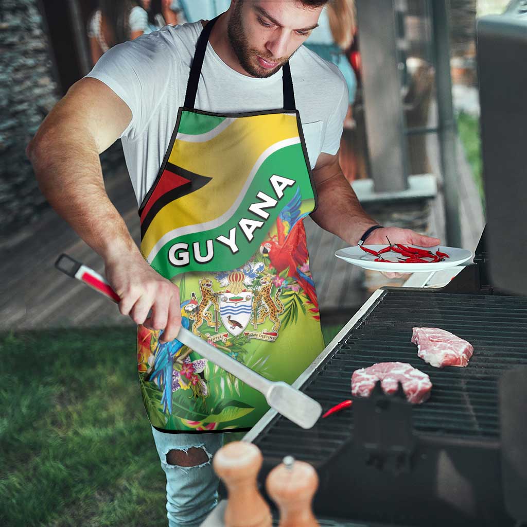 Guyana Republic Day Apron Happy Mashramani Flag Style