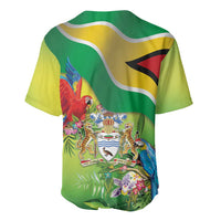Guyana Republic Day Baseball Jersey Happy Mashramani Flag Style