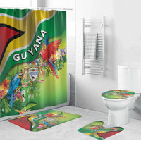 Guyana Republic Day Bathroom Set Happy Mashramani Flag Style