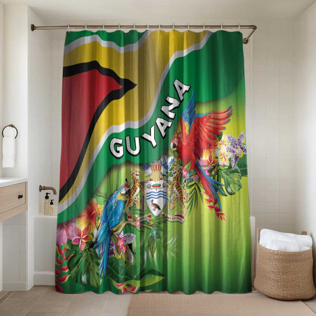 Guyana Republic Day Bathroom Set Happy Mashramani Flag Style