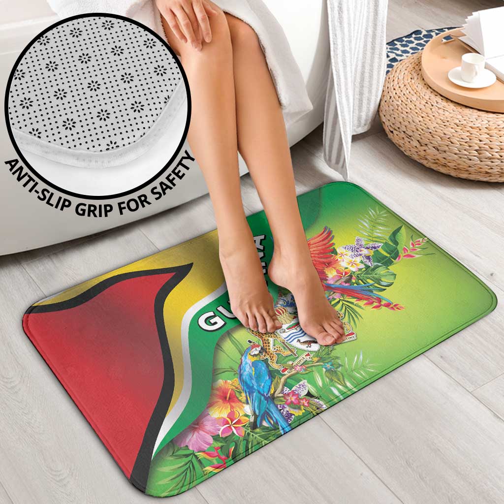 Guyana Republic Day Bathroom Set Happy Mashramani Flag Style