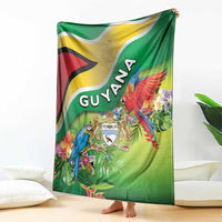 Guyana Republic Day Blanket Happy Mashramani Flag Style