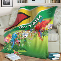 Guyana Republic Day Blanket Happy Mashramani Flag Style
