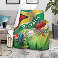 Guyana Republic Day Blanket Happy Mashramani Flag Style