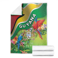 Guyana Republic Day Blanket Happy Mashramani Flag Style