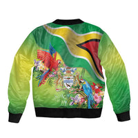 Guyana Republic Day Bomber Jacket Happy Mashramani Flag Style