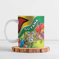 Guyana Republic Day Ceramic Mug Happy Mashramani Flag Style