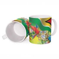 Guyana Republic Day Ceramic Mug Happy Mashramani Flag Style