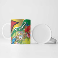 Guyana Republic Day Ceramic Mug Happy Mashramani Flag Style