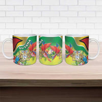 Guyana Republic Day Ceramic Mug Happy Mashramani Flag Style