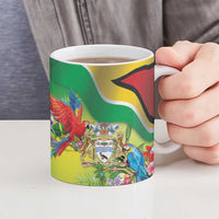 Guyana Republic Day Ceramic Mug Happy Mashramani Flag Style