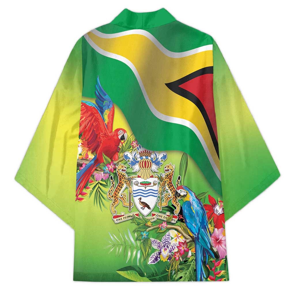 Guyana Republic Day Kimono Happy Mashramani Flag Style