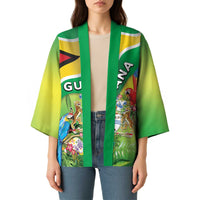 Guyana Republic Day Kimono Happy Mashramani Flag Style
