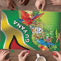 Guyana Republic Day Puzzle Happy Mashramani Flag Style