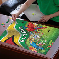 Guyana Republic Day Puzzle Happy Mashramani Flag Style