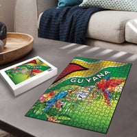 Guyana Republic Day Puzzle Happy Mashramani Flag Style