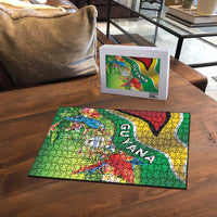 Guyana Republic Day Puzzle Happy Mashramani Flag Style