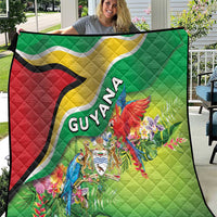 Guyana Republic Day Quilt Happy Mashramani Flag Style