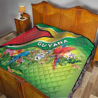 Guyana Republic Day Quilt Happy Mashramani Flag Style