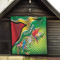 Guyana Republic Day Quilt Happy Mashramani Flag Style