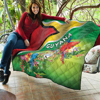 Guyana Republic Day Quilt Happy Mashramani Flag Style