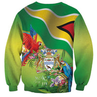 Guyana Republic Day Sweatshirt Happy Mashramani Flag Style