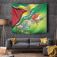 Guyana Republic Day Tapestry Happy Mashramani Flag Style