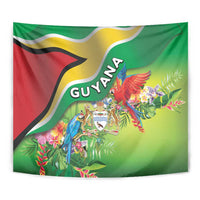 Guyana Republic Day Tapestry Happy Mashramani Flag Style