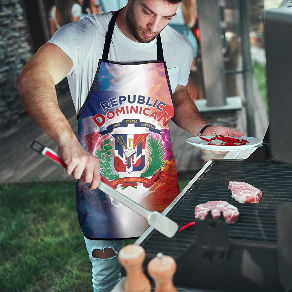 Dominican Republic Apron Happy Independence Day