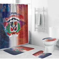 Dominican Republic Bathroom Set Happy Independence Day