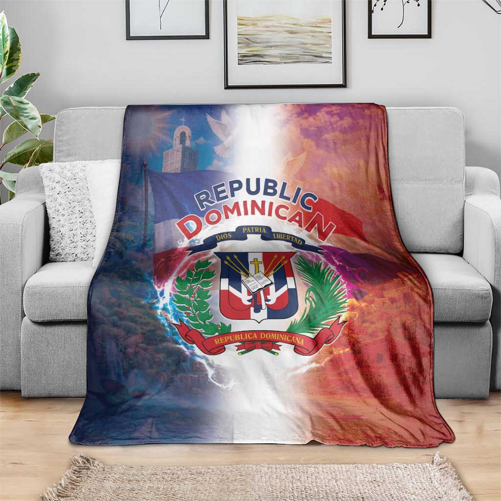 Dominican Republic Blanket Happy Independence Day