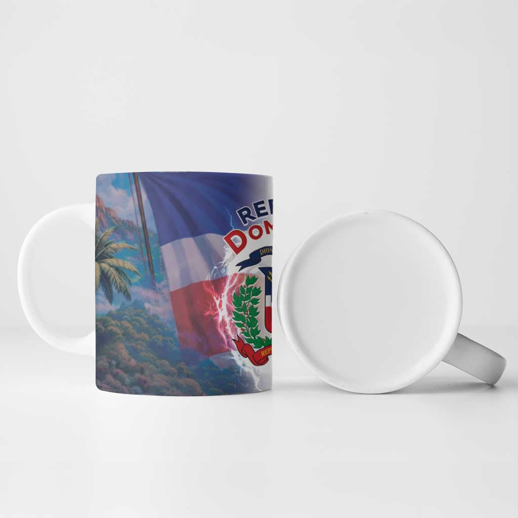 Dominican Republic Ceramic Mug Happy Independence Day