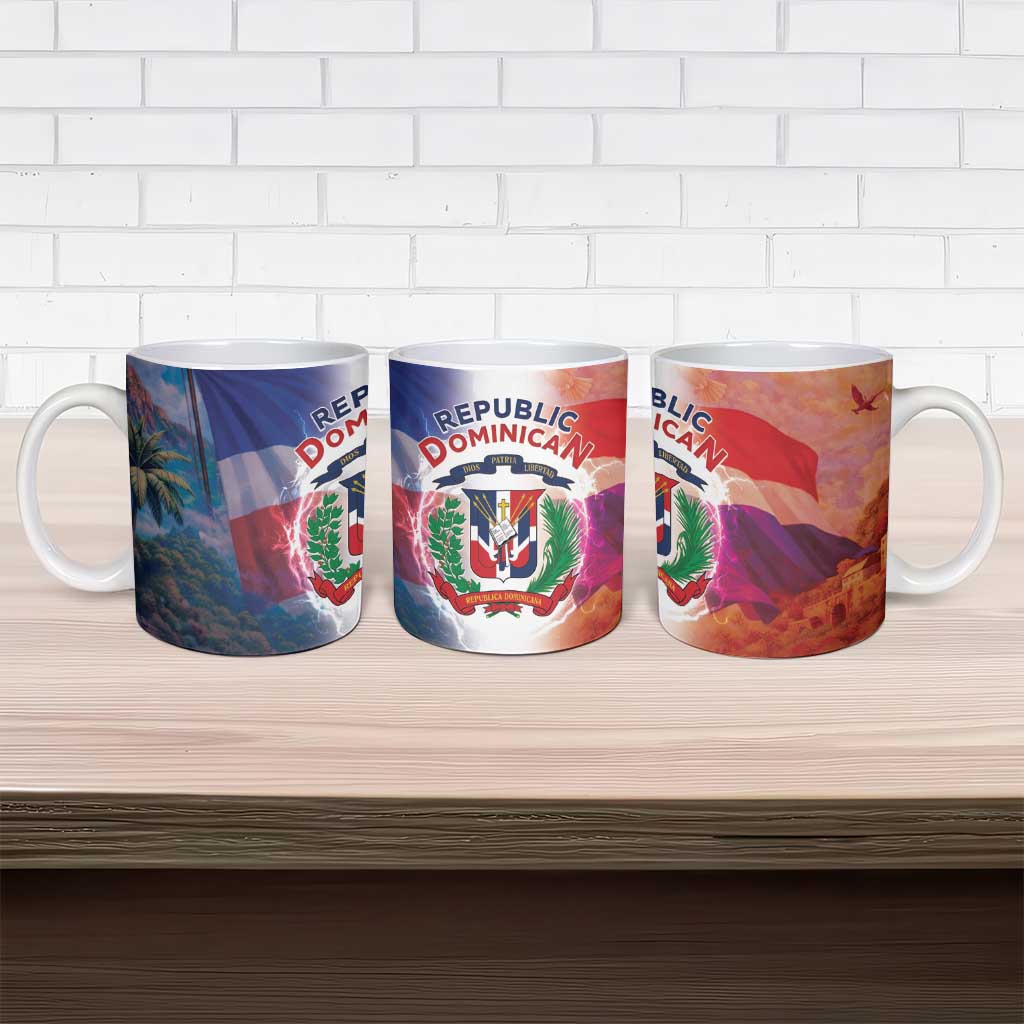 Dominican Republic Ceramic Mug Happy Independence Day