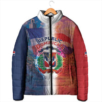 Dominican Republic Padded Jacket Happy Independence Day