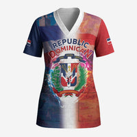 Dominican Republic Scrub Top Happy Independence Day