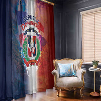 Dominican Republic Window Curtain Happy Independence Day