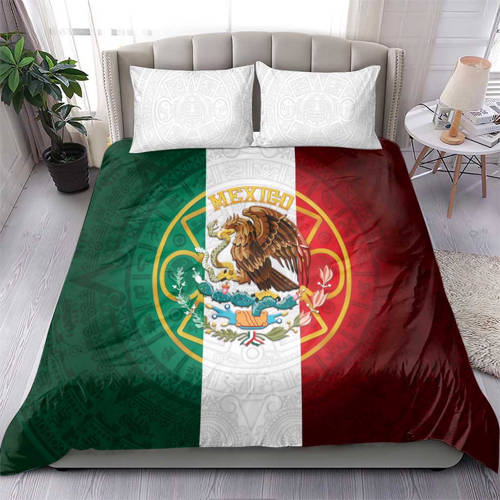 Mexico Aztec Bedding Set Flag Style