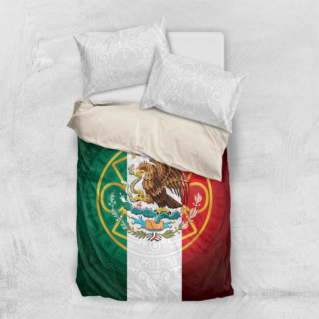 Mexico Aztec Bedding Set Flag Style