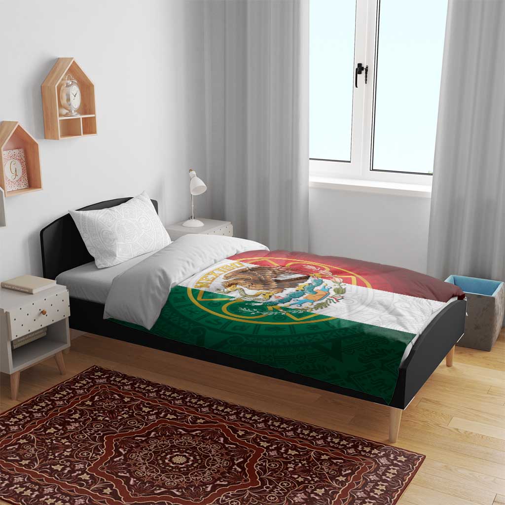 Mexico Aztec Bedding Set Flag Style