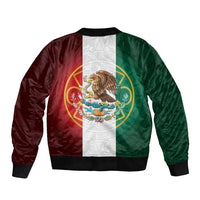 Mexico Aztec Bomber Jacket Flag Style
