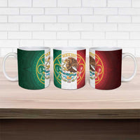 Mexico Aztec Ceramic Mug Flag Style