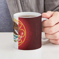 Mexico Aztec Ceramic Mug Flag Style
