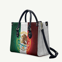 Mexico Aztec Leather Bag Flag Style