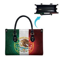 Mexico Aztec Leather Bag Flag Style