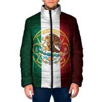 Mexico Aztec Padded Jacket Flag Style