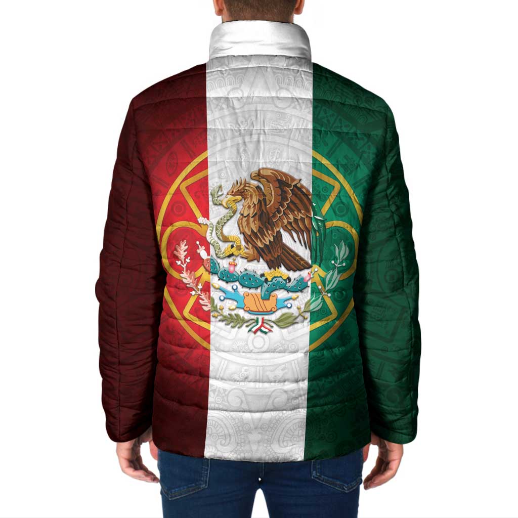 Mexico Aztec Padded Jacket Flag Style